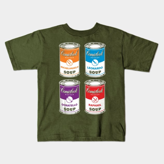 Turtle Soup Kids T-Shirt by Stationjack